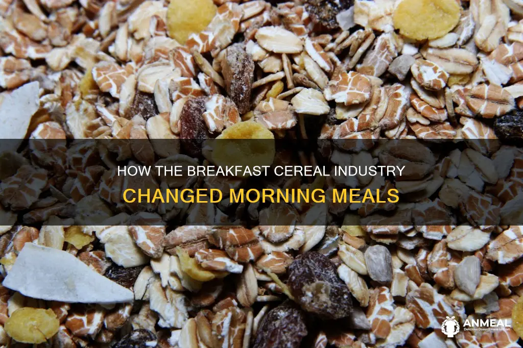 did the cereal industry create the idea of breakfast