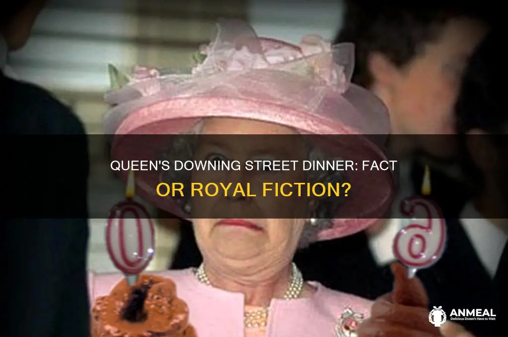 did the queen have dinner at downing street