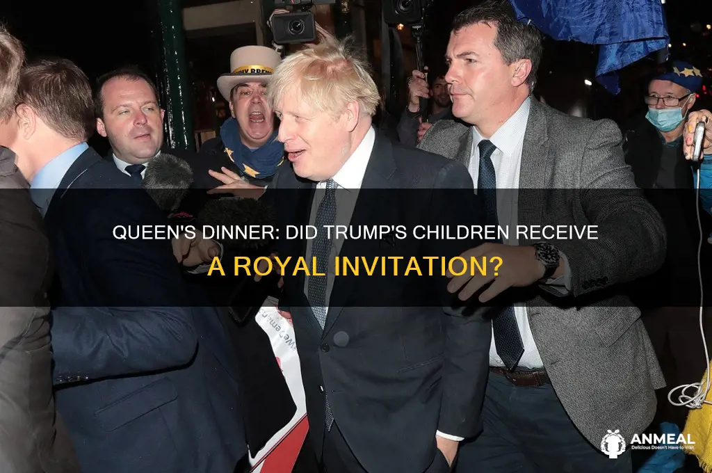 did the queen ivite trump