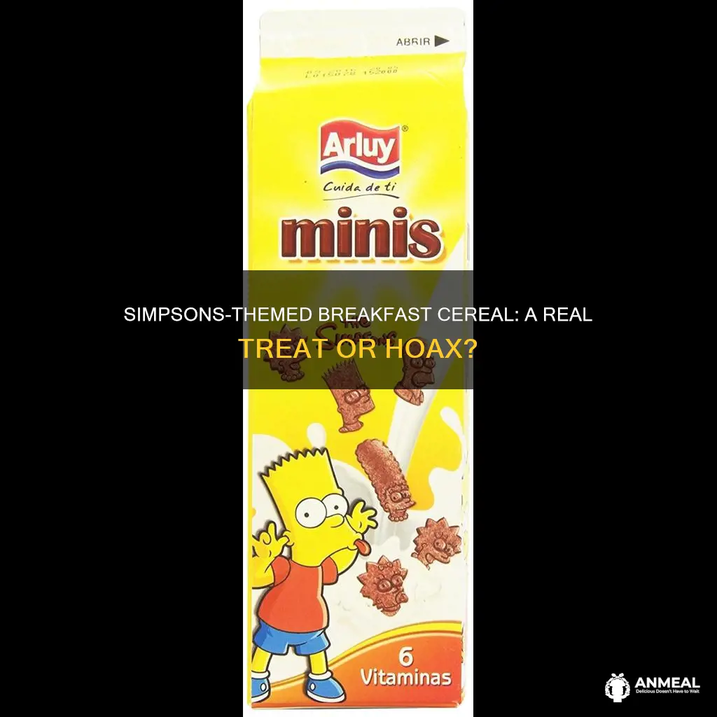 did the simpsons have a breakfast cereal