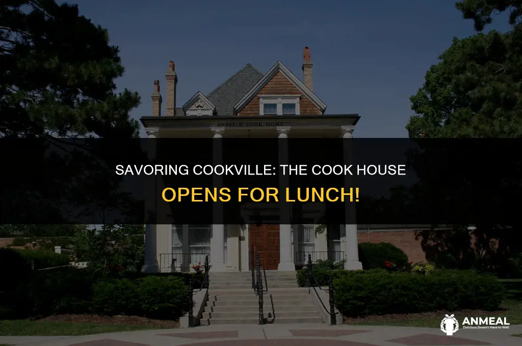 did thr cook house in cookville tn open for lunch