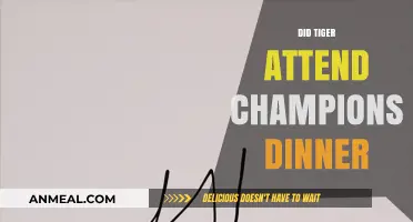 Tiger Woods' Absence: The Untold Story of the Champions Dinner
