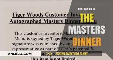 Tiger Woods' Absence: Did He Attend the Masters Champions Dinner?