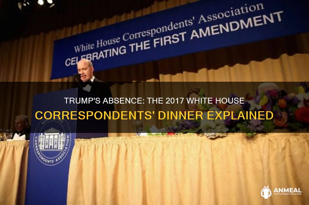 did trump attend correspondence dinner