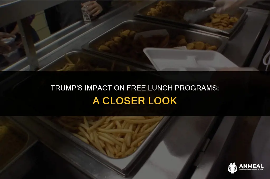 did trump freeze free lunch