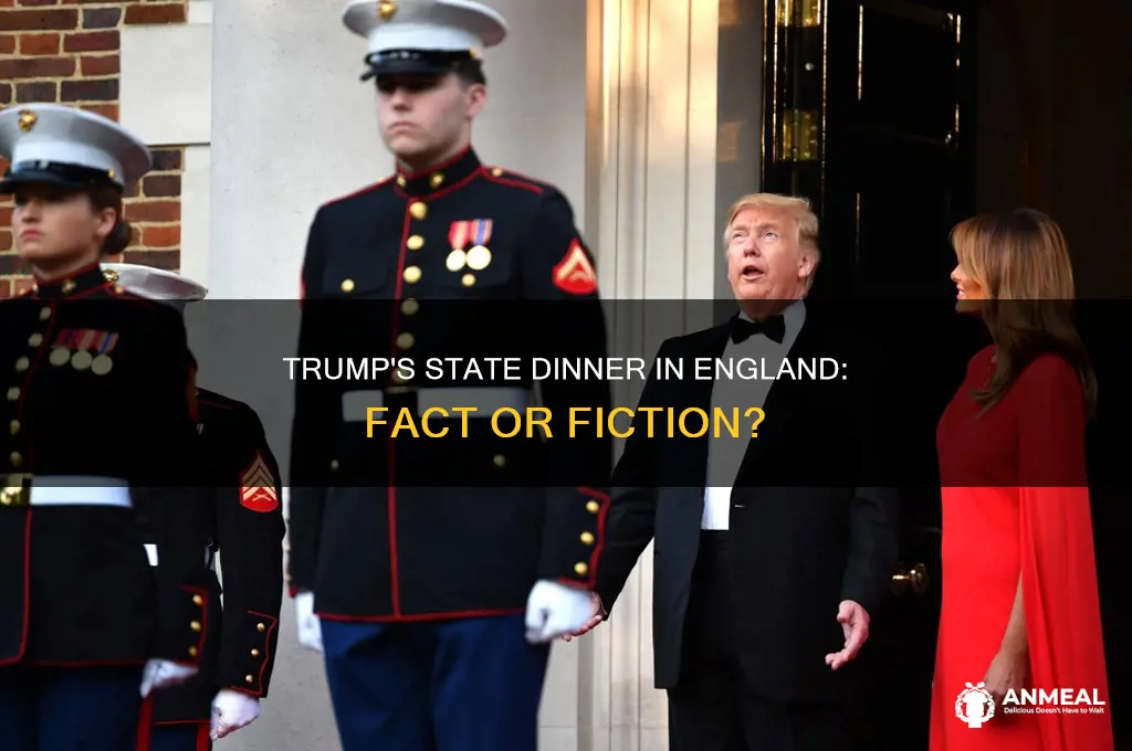 did trump have a state dinner in england