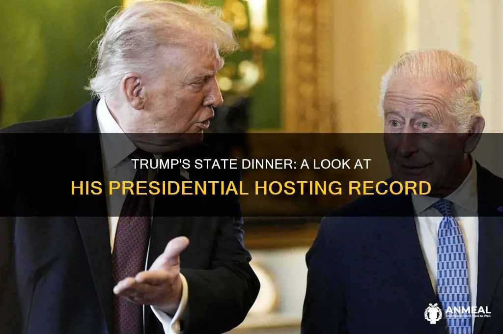 did trump have a state dinner