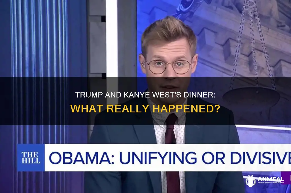 did trump have dinner with kanye west