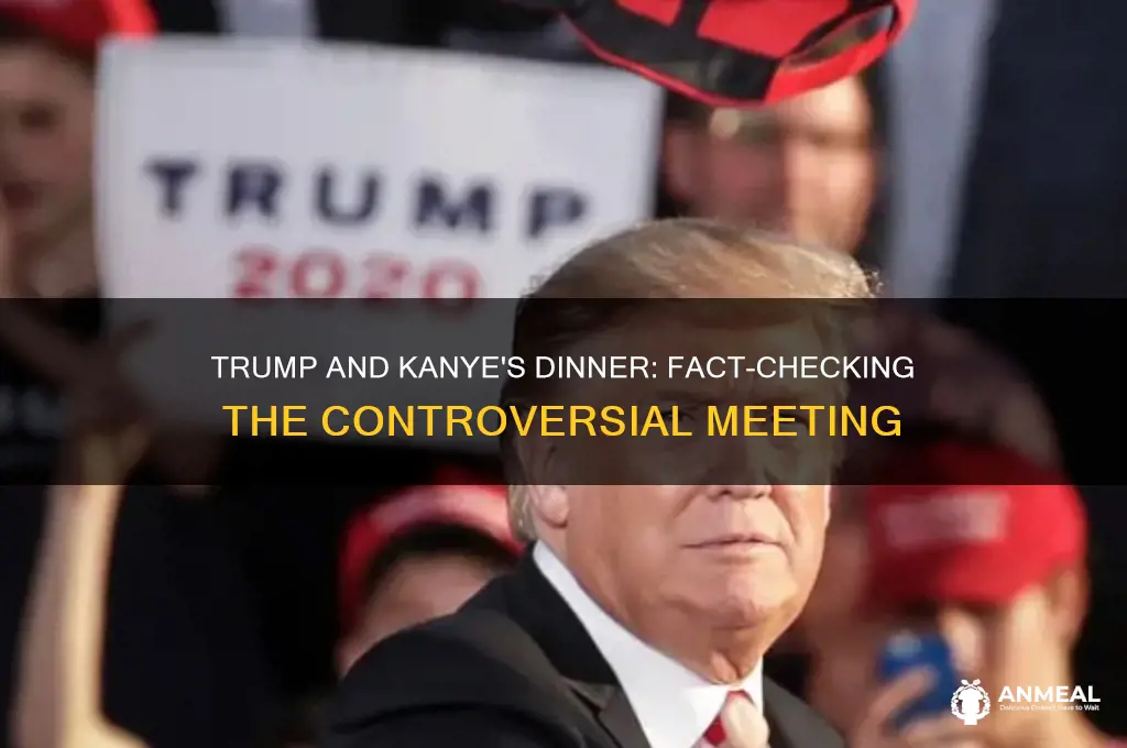 did trump have dinner with kanye