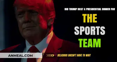 Trump's Presidential Dinner: Honoring a Sports Team at the White House?
