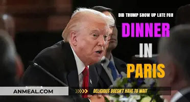 Trump's Paris Dinner: Late Arrival or Scheduled Timing?