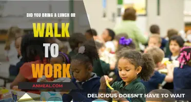 Lunchtime Dilemmas: Walking to Work vs. Bringing a Meal