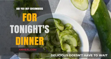 Cucumbers for Dinner Tonight: A Fresh Idea or Forgotten Ingredient?