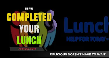 Did You Finish Your Lunch? A Midday Check-In