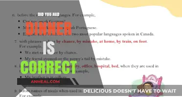 Did You Have Dinner? Correcting Common Grammar Mistakes in Everyday Questions