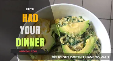Did You Have Your Dinner? A Simple Reminder for a Healthy Evening