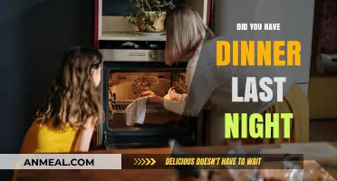 Did You Have Dinner Last Night? Reflecting on Daily Meal Habits