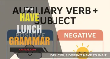 Mastering Grammar: The Art of Asking 'Did You Have Lunch?