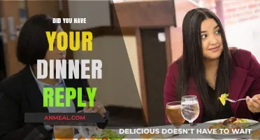 Did You Have Your Dinner? Crafting Thoughtful Replies to Everyday Questions