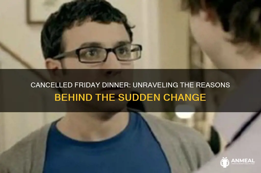 did you just cancel fridays dinner
