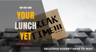 Did You Take Your Lunch Yet? A Midday Reminder to Nourish Yourself