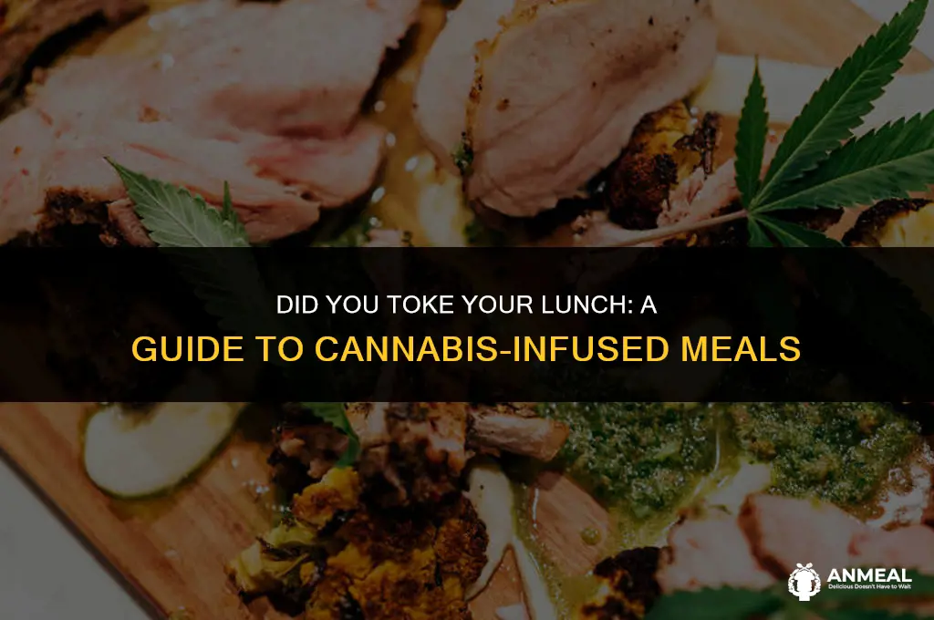 did you toke your lunch