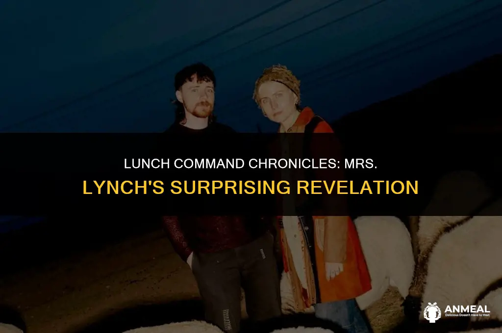 did yu tell mrs lynch about lunch command