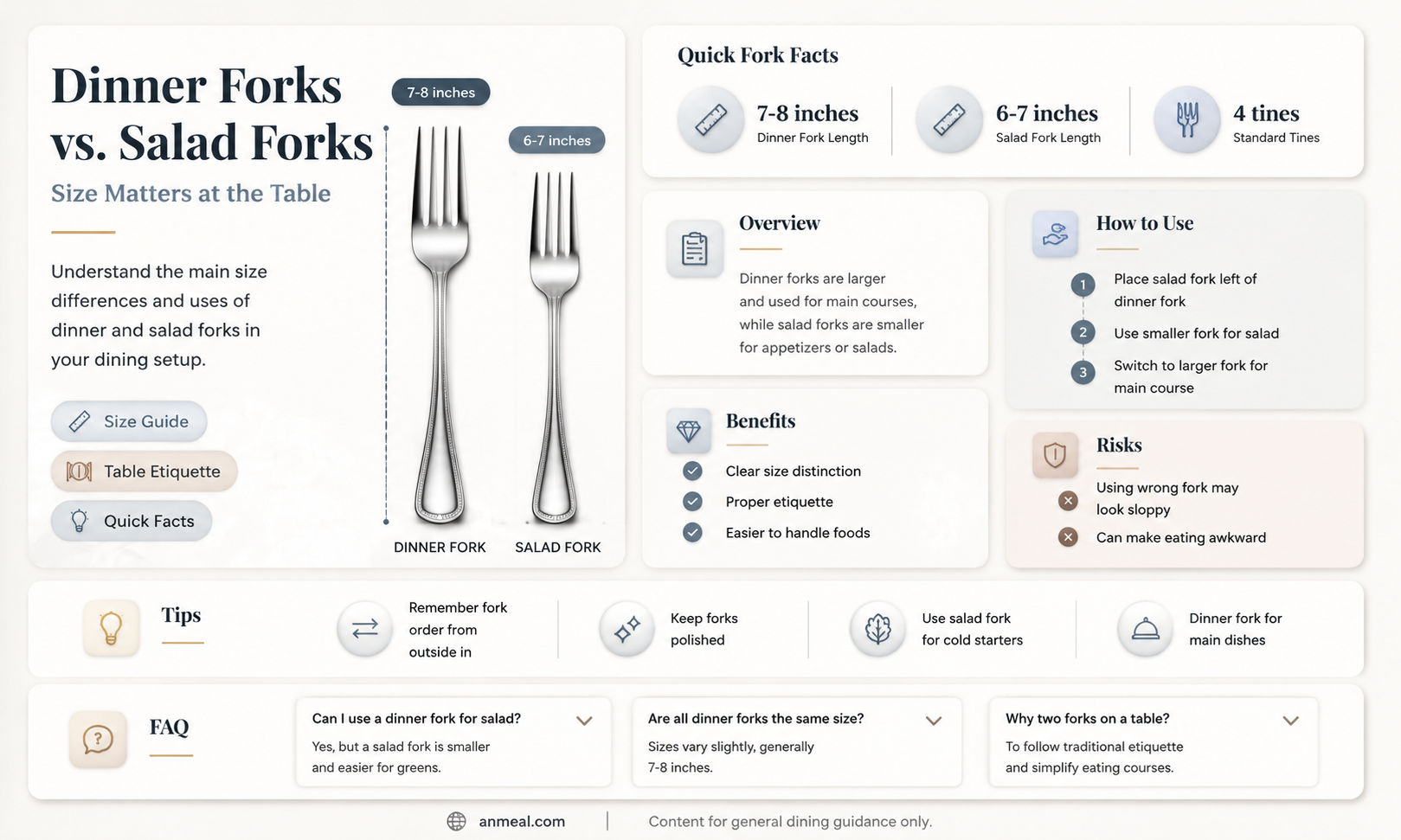 are dinner forks bigger than salad forks