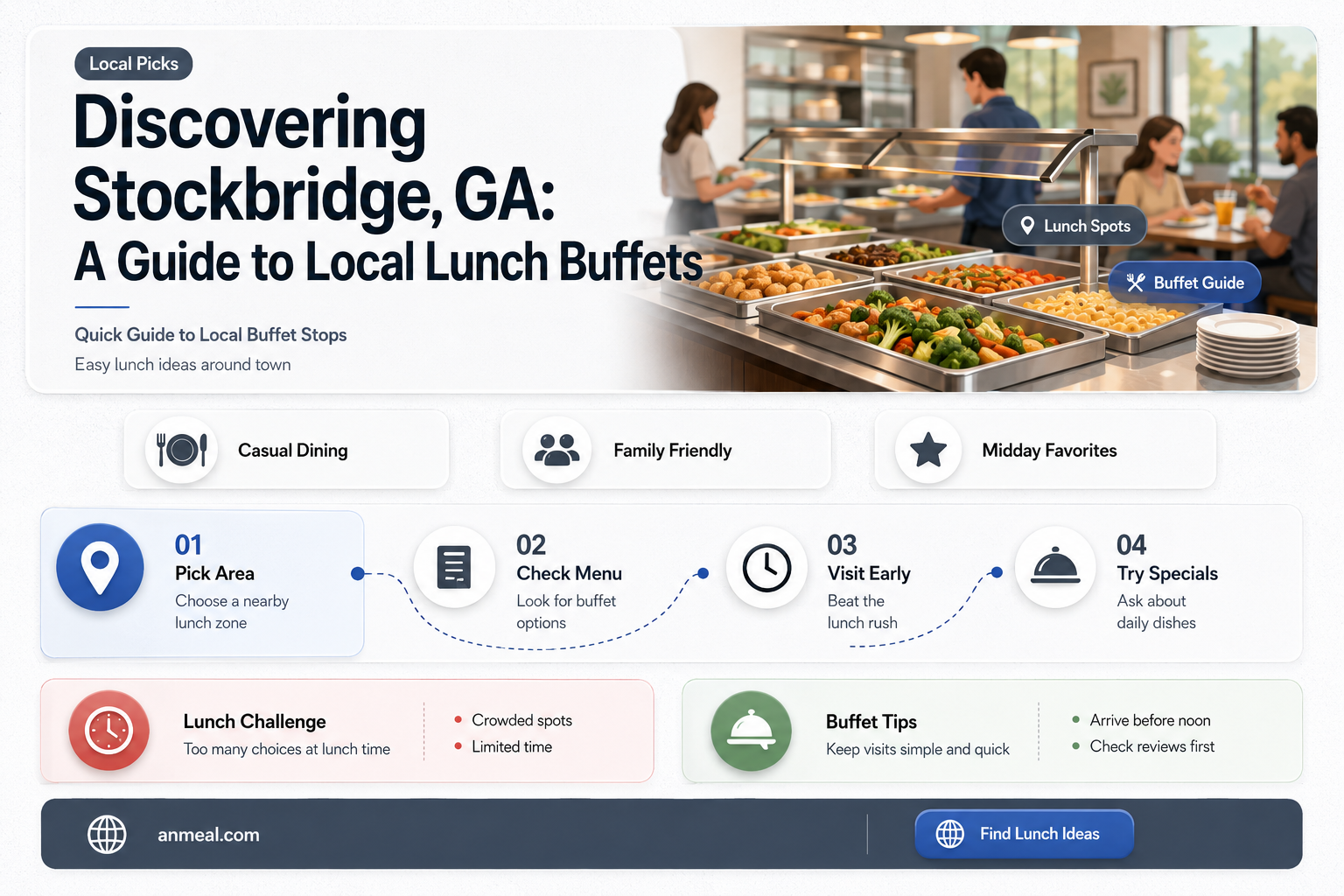 are there any lunch buffets in stockbridge ga