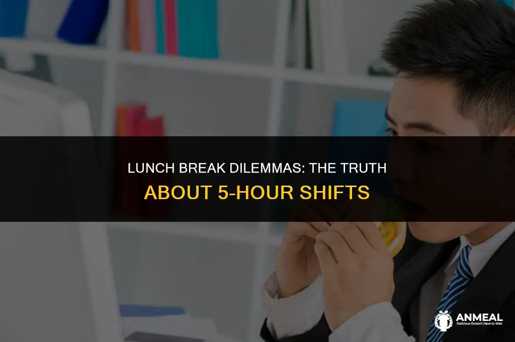 do 5 hour shifts get lunch