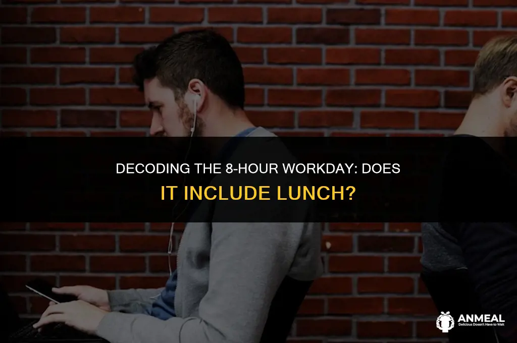 do 8 hour work days include lunch