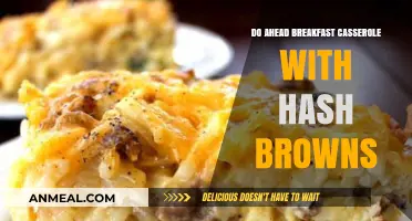 Easy Hash Browns Breakfast Casserole Prepped Ahead