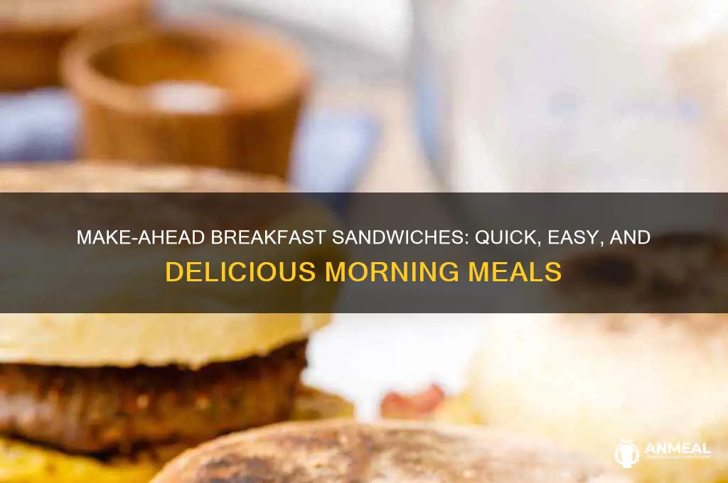 do ahead breakfast sandwiches