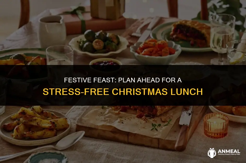 do ahead christmas lunch