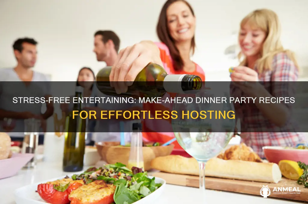 do ahead dinner party recipes