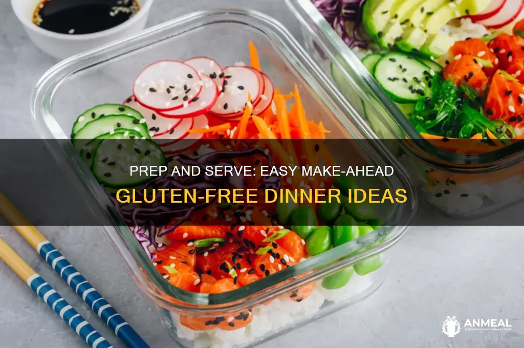 do ahead glutten free dinner