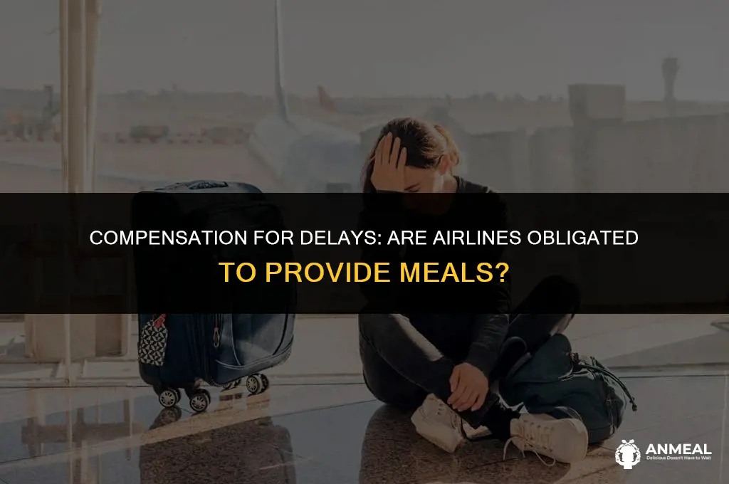 do airlines have to pay you lunch on delayed flights