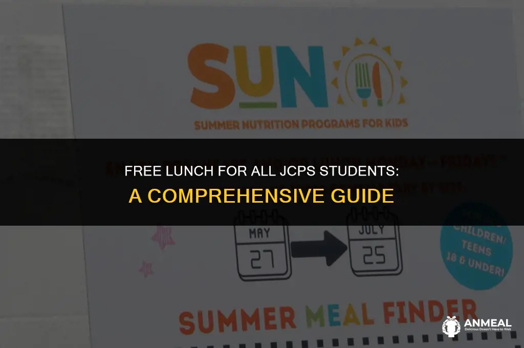 do all jcps kids get free lunch