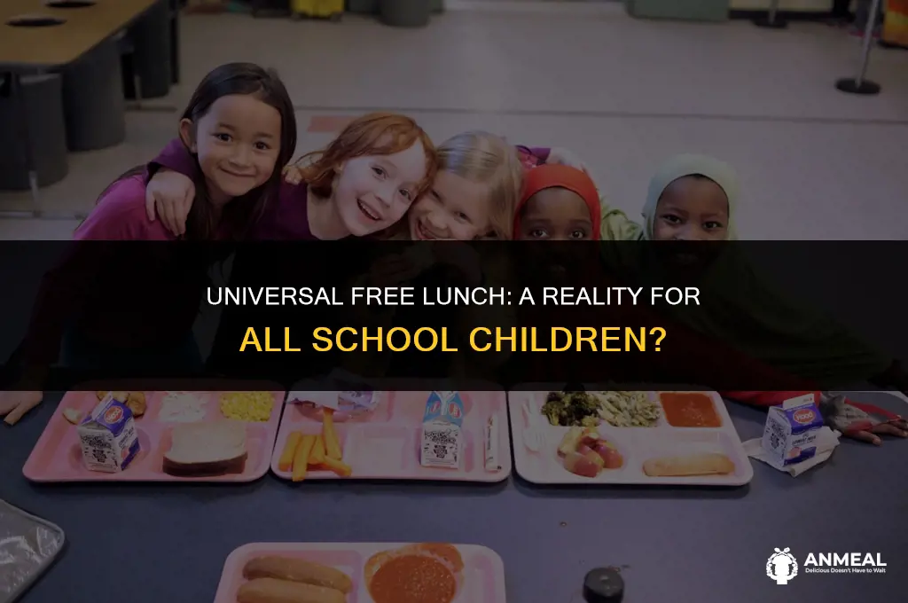 do all kids get free lunch