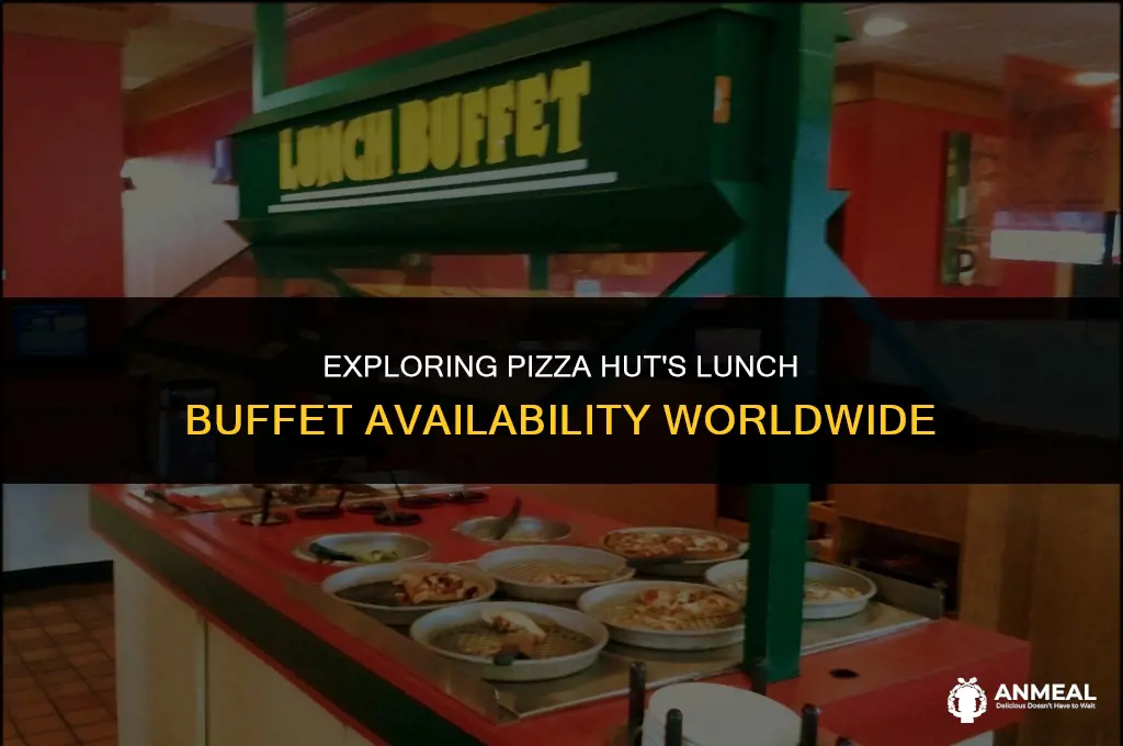 do all pizza huts have a lunch buffet
