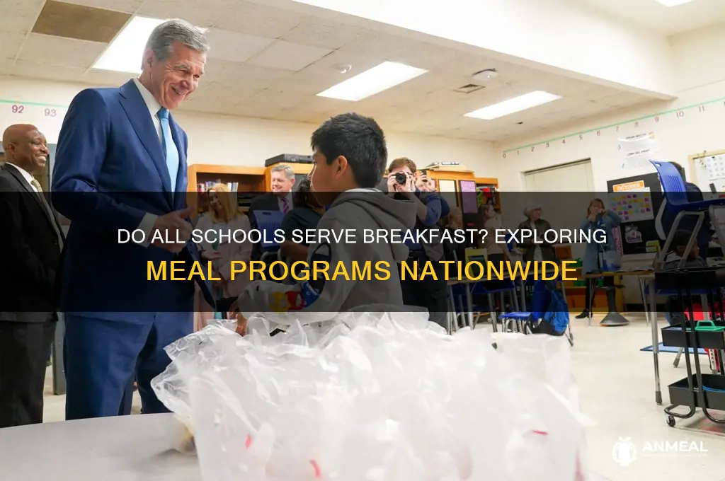 do all scholls have breakfast