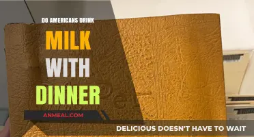 Milk with Dinner: A Common American Tradition or Myth?