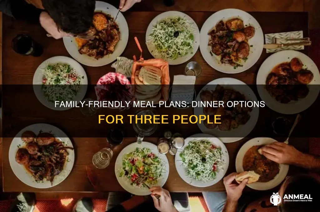 do any meal plans have a dinner for 3