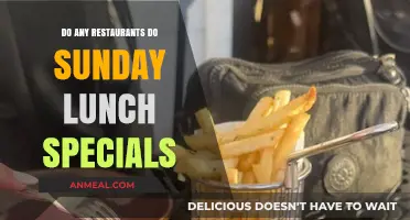 Savoring Sundays: Restaurants Offering Special Lunch Deals
