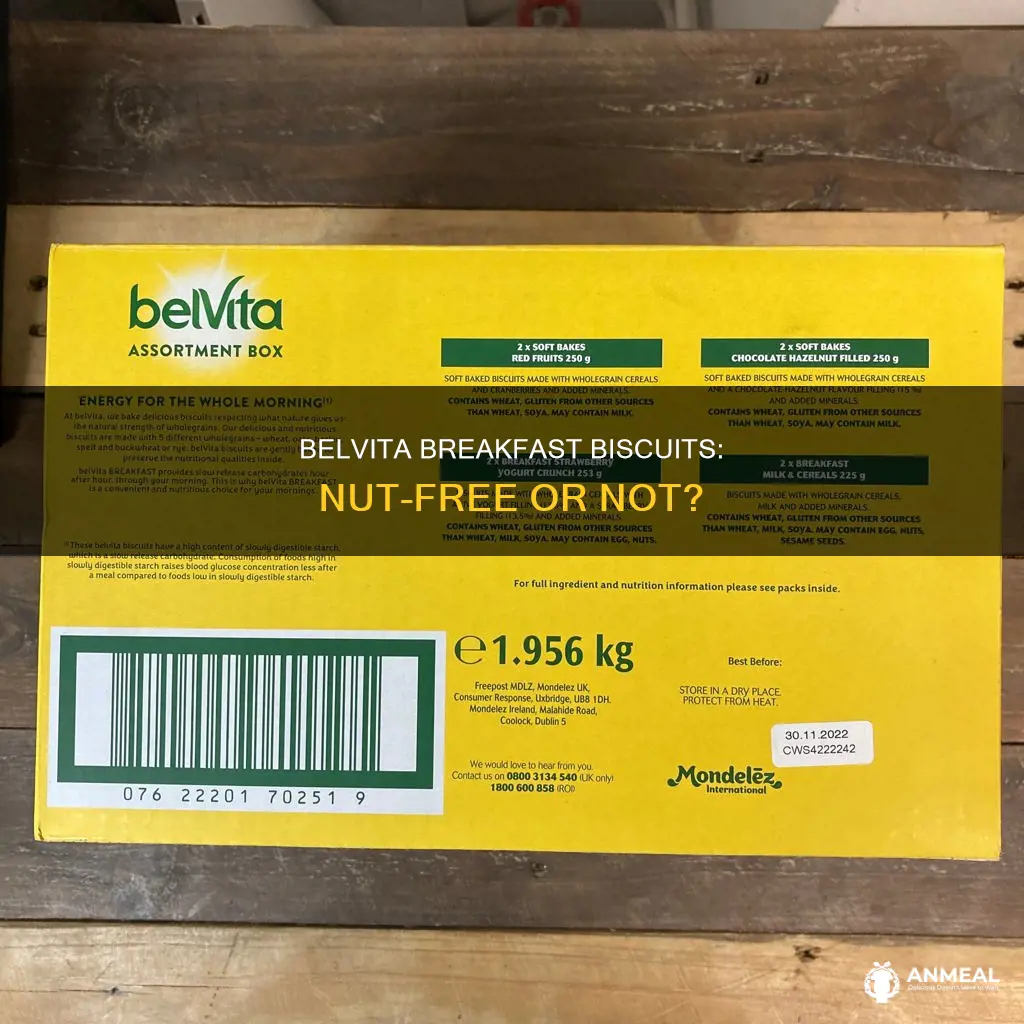 do belvita breakfast biscuits contain nuts