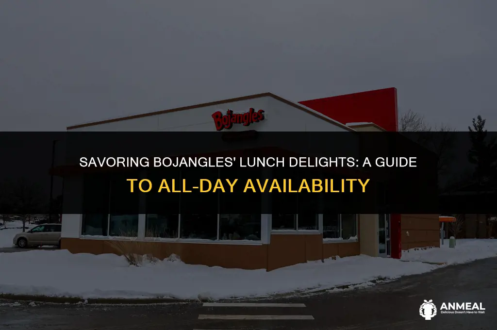 do bojangles sell lunch all day