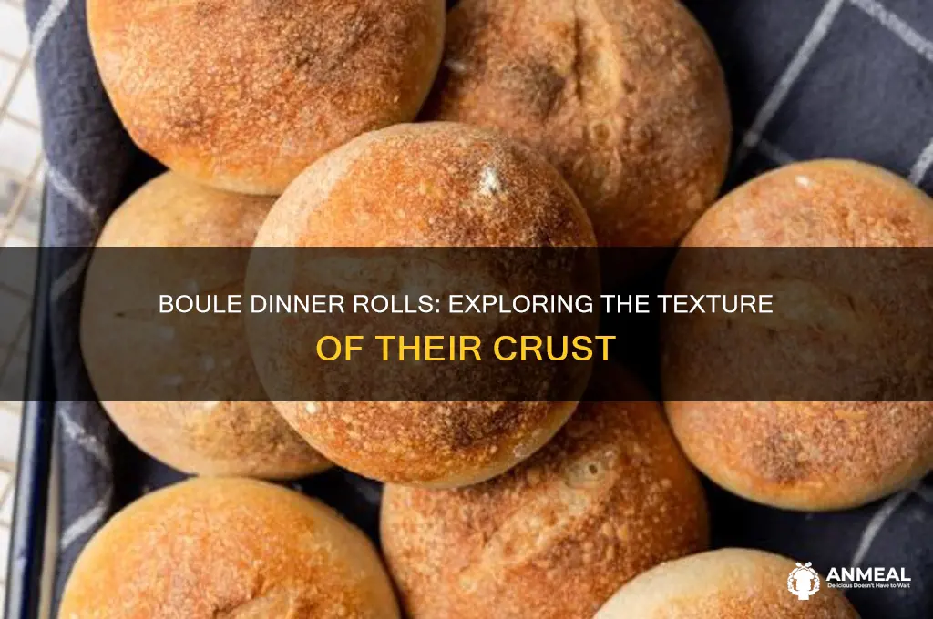do boule dinner rolls have a hard crust