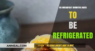 Breakfast Burritos: Refrigerate or Not?