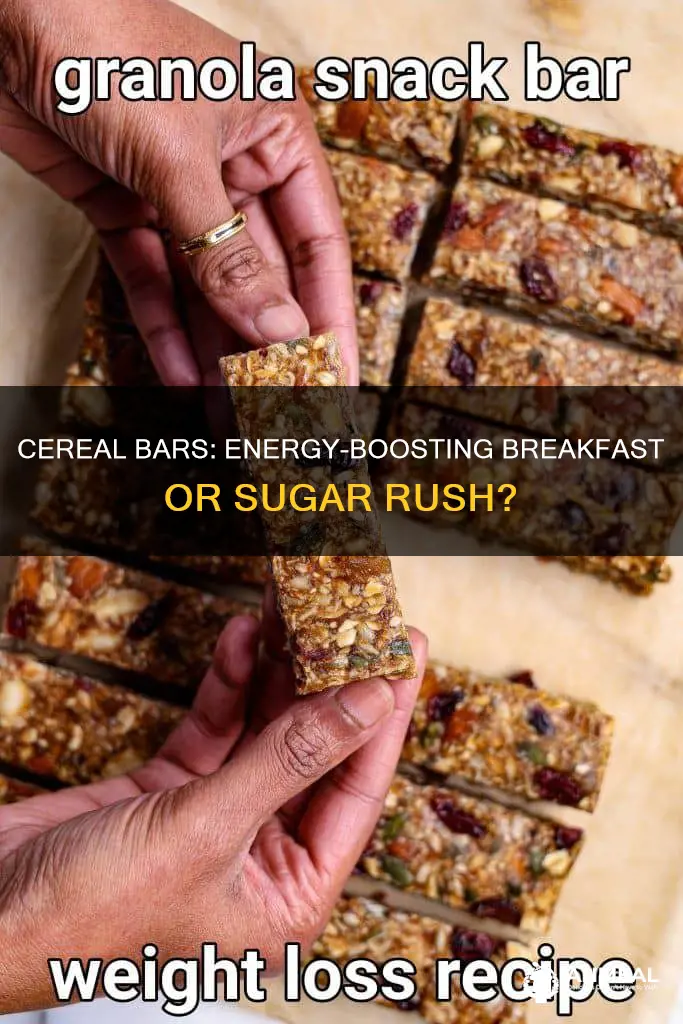 do breakfast cereal bars give you energy