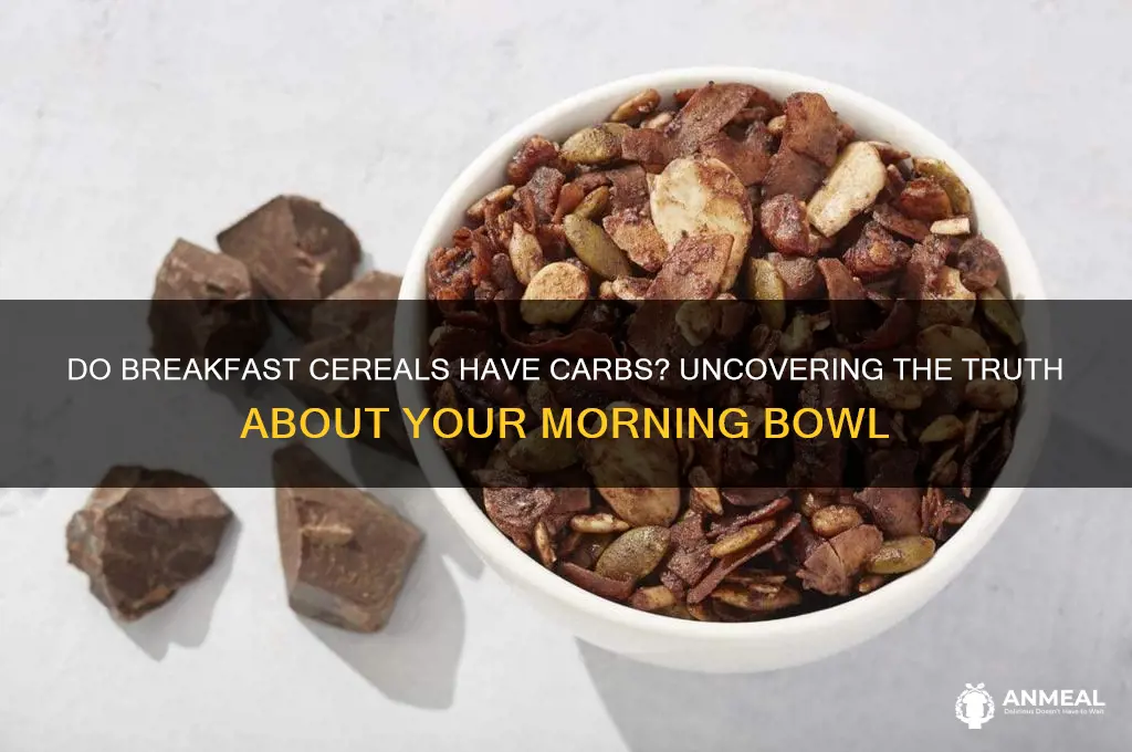 do breakfast cereal have carbs